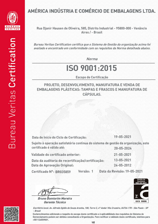 Certificado ISO9001